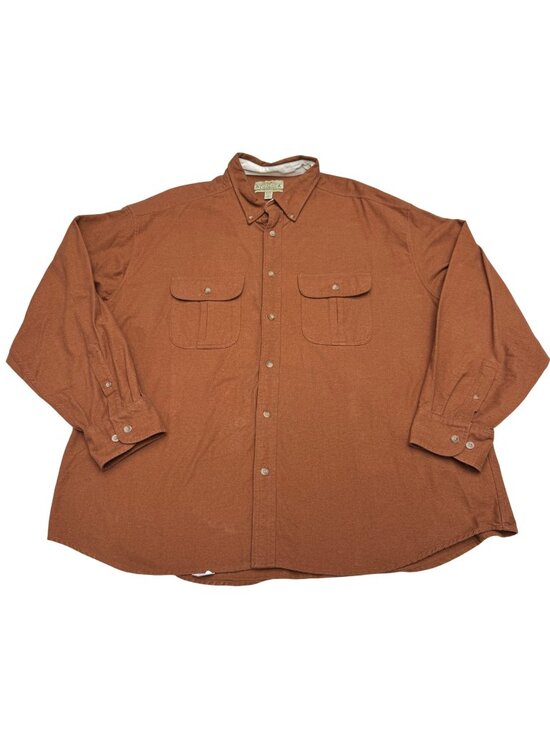 Cabela's Other - Cabela's Brown Deerskin Soft Chamois Men's Button Front LS Shirt, Size 2XL